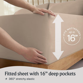 LuxClub wrinkle-free finish helps bed stay neat with less ironing