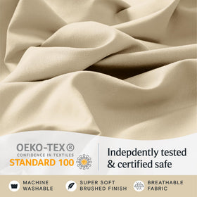 LuxClub breathable cooling sheets help you sleep cooler in warm weather.