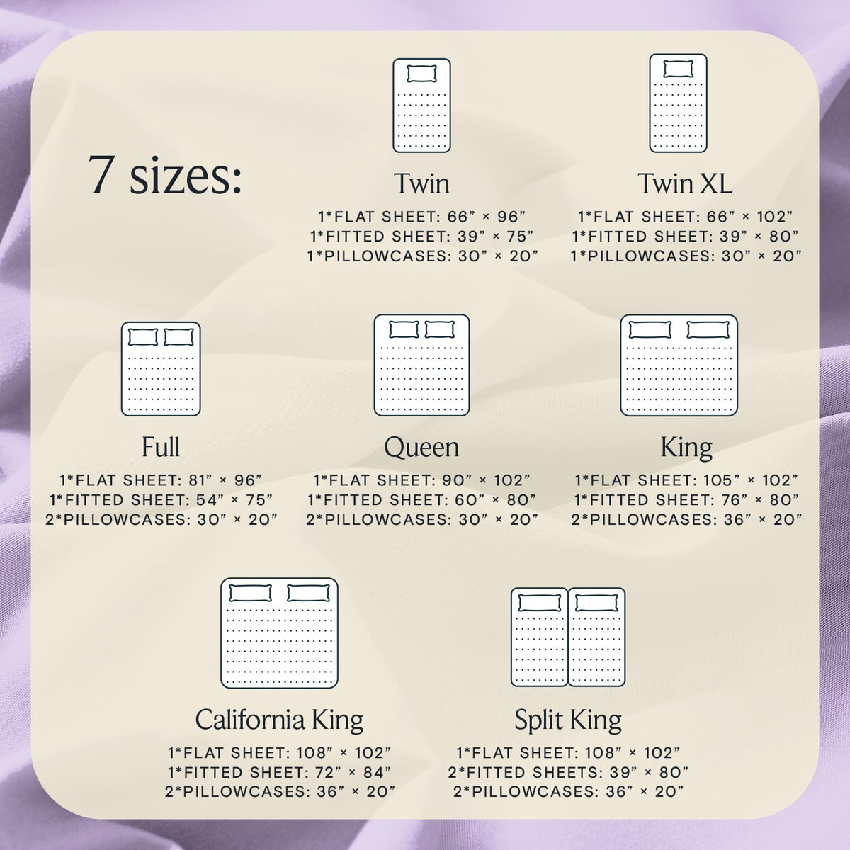 LuxClub lavender-queen-pillowcases-soft-touch adds gentle comfort for mornings.