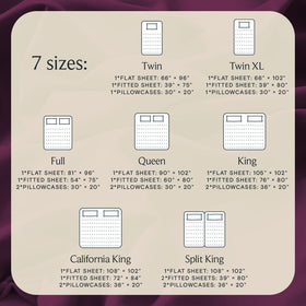 LuxClub microfiber double-brushed fabric delivers silky softness and lasting breathability.