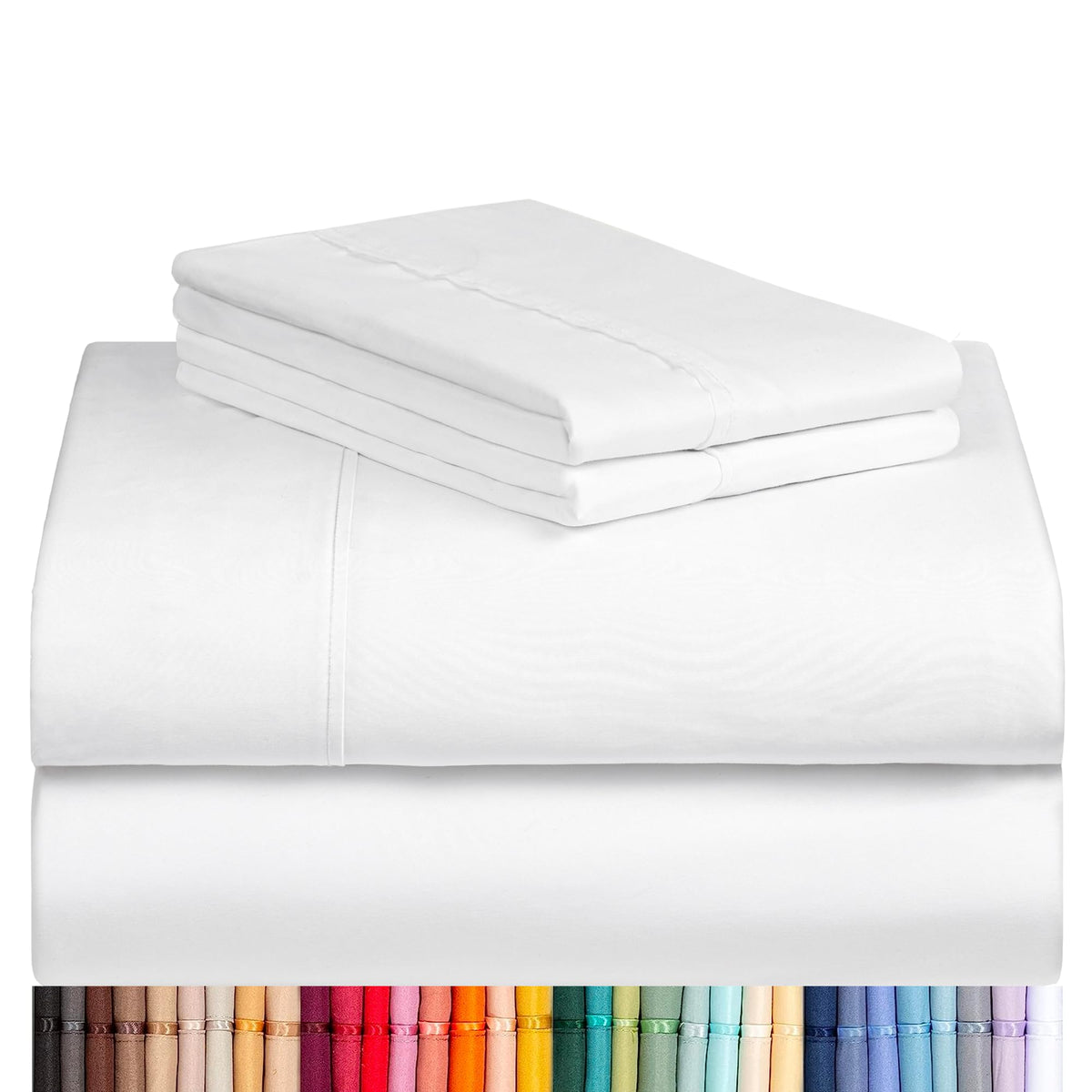 LuxClub queen sheet set packaged, ready as a gift for a bedroom refresh