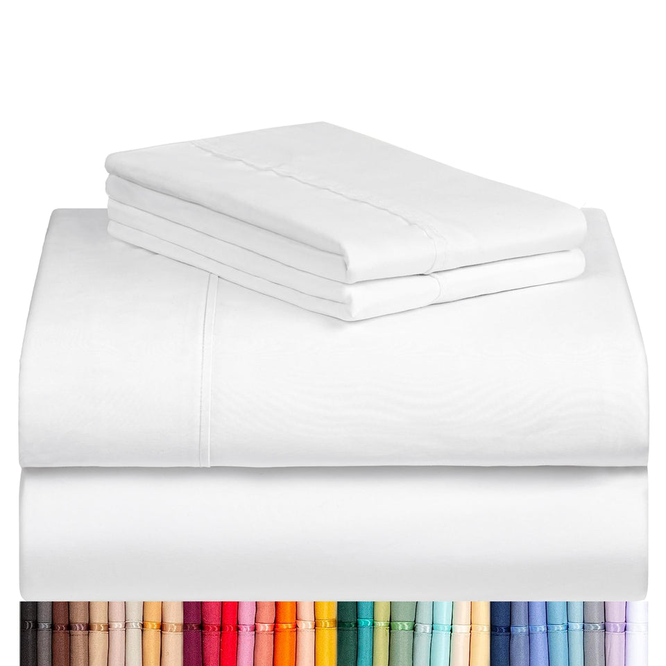 LuxClub queen sheet set packaged, ready as a gift for a bedroom refresh
