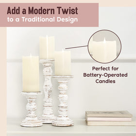 Luxe Designs handcrafted candle stands celebrate artisan-made home decor.