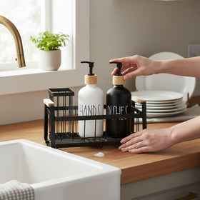 LUXENEST quick-dry base promotes faster drying around the sink.