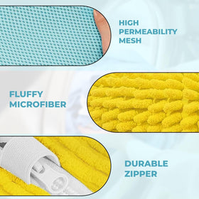 Luxenox included shoe trees aid speed drying and shape retention after washing.