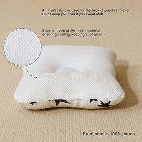 LUXHOUSE Pillow back view showing breathable airmesh for cooler rest.