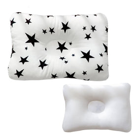 LUXHOUSE Unisex Pillow front view for on-the-go comfort and compact travel.