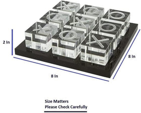 LuxLand Home Tic Tac Toe kit enhances home lounge with playful sophistication.