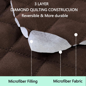 Luxshare Home water-resistant couch cover defends against spills and messes
