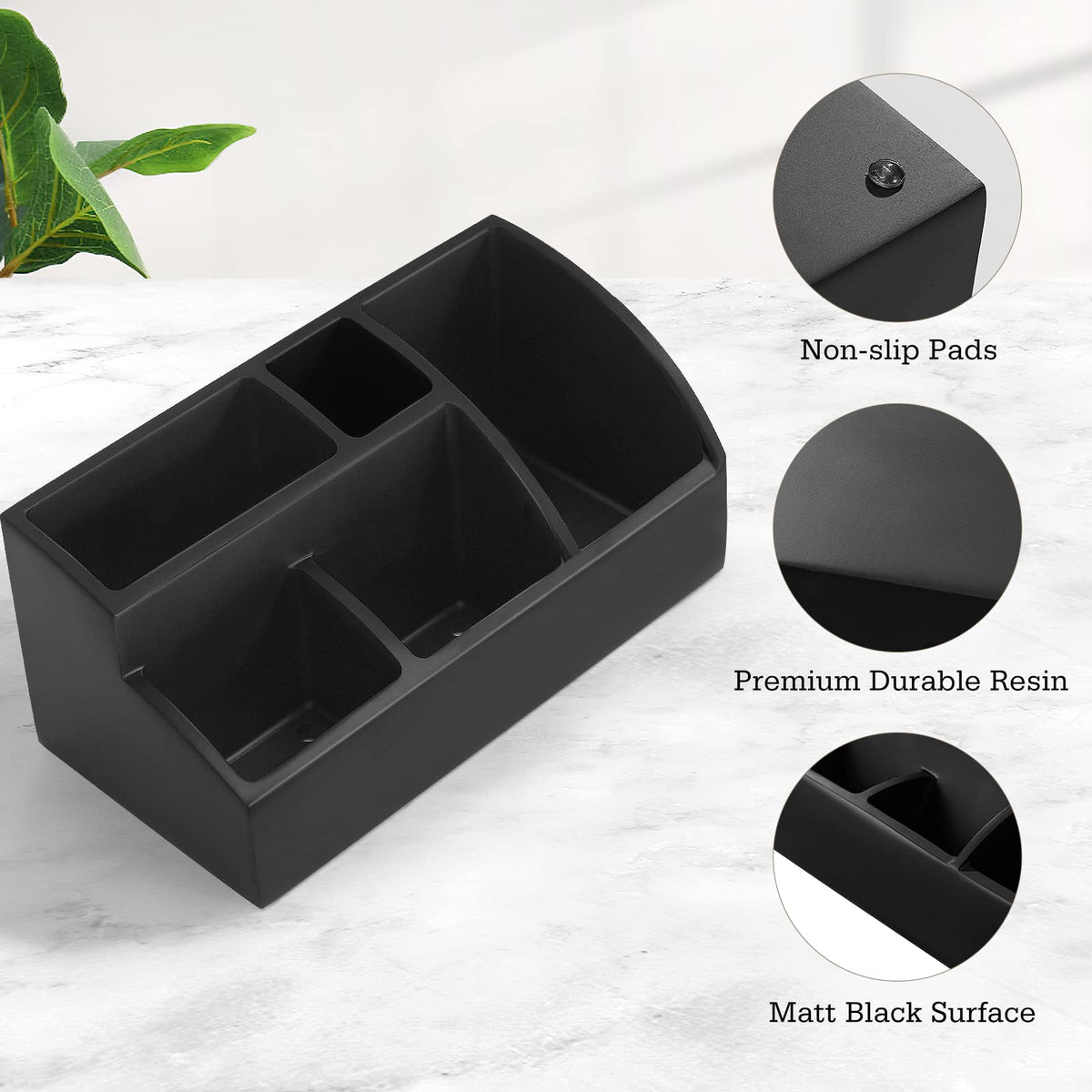 Luxspire front view holds facial cleanser and cups organized