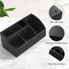 Luxspire front view holds facial cleanser and cups organized