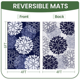 LuxStep Outdoor Rug UV-resistant coating keeps colors vibrant in direct sunlight.