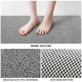 LuxStep shower mat quick-dry design reduces water pooling.