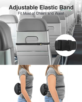 Luxtude back support ideal for planes, offices, and cars