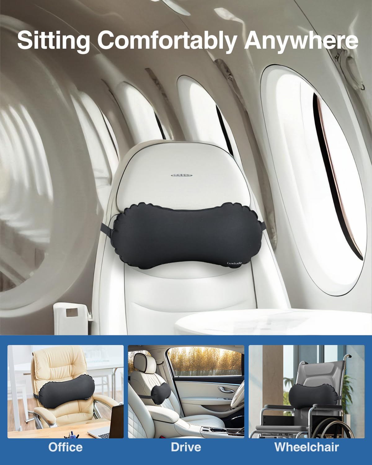 Luxtude breathable cover keeps skin comfortable during use