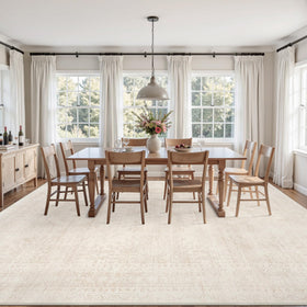 Luxturiy machine-washable rug for quick, easy refreshing.