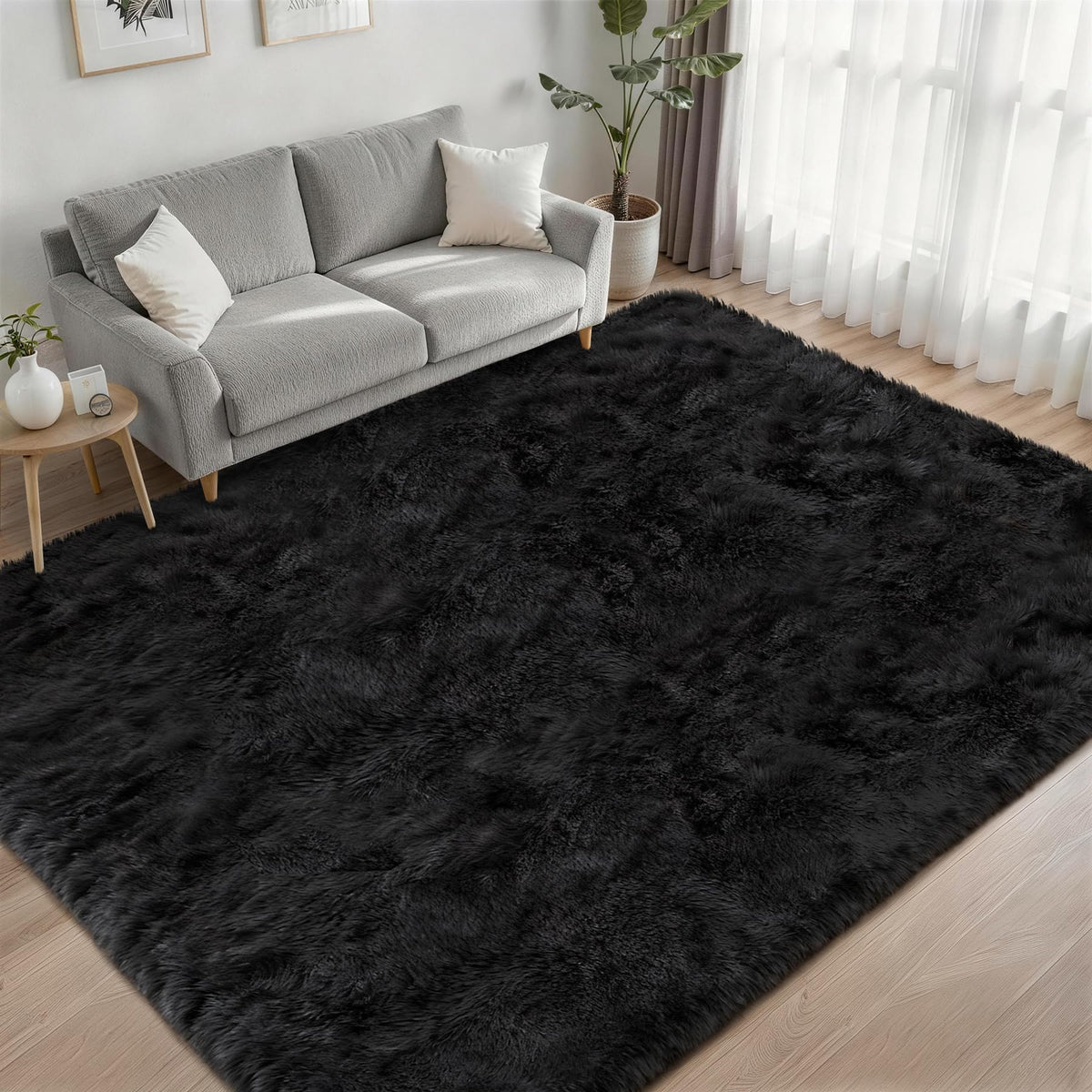 Luxturiy non-slip backing rug with strong traction for safe living spaces.