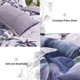 Luxudecor all-season bedding set demonstrates versatile year-round use and styling options