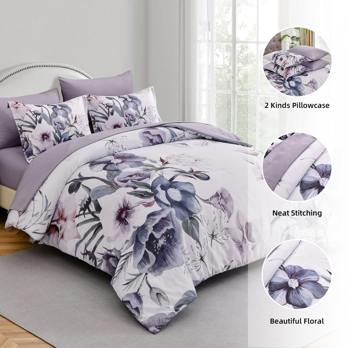 Luxudecor vacuum-sealed packaging keeps the set compact and easy to unpack.