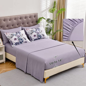 Luxudecor pillow shams bring cohesive color and plush support to sleepers.