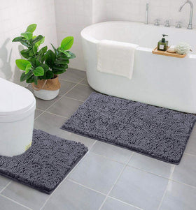 LuxUrux machine washable mats for easy cleaning and lasting softness.