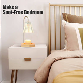 luzdiosa Candle Warmer Lamp melts wax faster for quicker fragrance spread