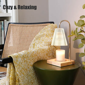 luzdiosa Candle Warmer Lamp ideal for living rooms, bedrooms, offices, and studios