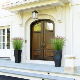 LUZOGA artificial grass plants vase filler for outdoor spaces creates natural fullness