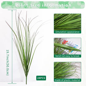 LUZOGA faux wheat grass stems bring year-round indoor greenery to homes or offices