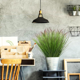 LUZOGA outdoor-indoor grass decor enhances patios, windows, and gardens