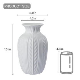 Lvases matte white minimalist vase suits neutral palettes and modern interiors