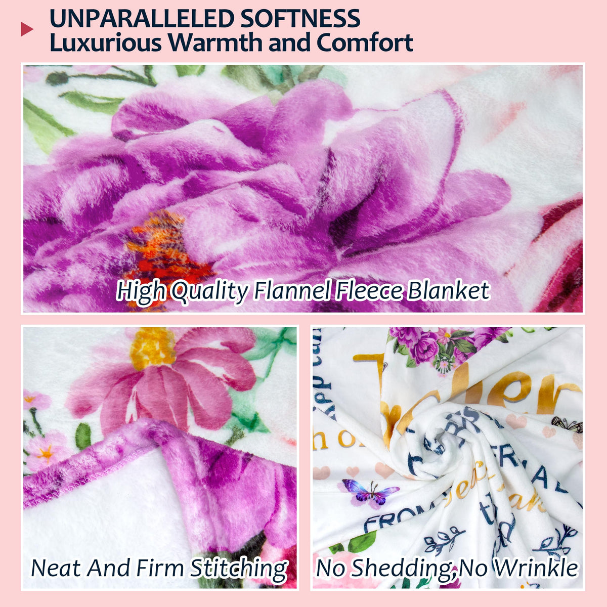 Lviliss Teacher Blanket 60x50 on bed for warm, restful moments.