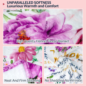 Lviliss Teacher Blanket 60x50 on bed for warm, restful moments.