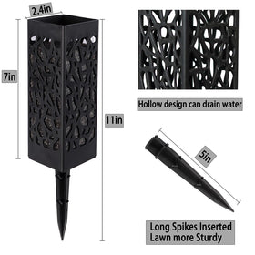LVXINLI flower kit includes foam and nails for secure arrangement.