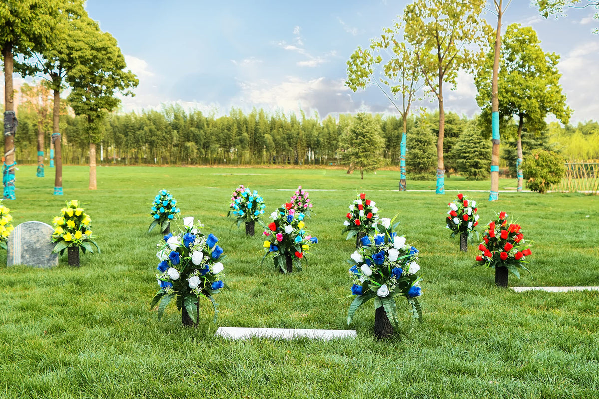 LVXINLI durable faux arrangement designed for outdoor cemetery conditions.