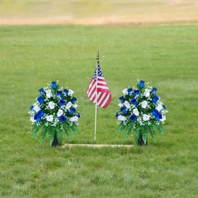 LVXINLI memorial bouquet set ideal for holidays and remembrance occasions.