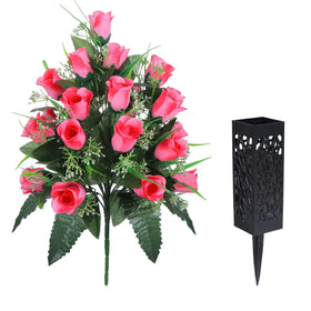 LVXINLI zero-maintenance artificial flowers stay vibrant year-round.