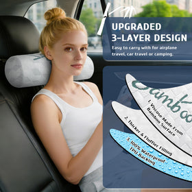 Density-foam inside LVYSHOW pillow provides gentle support for multiple uses