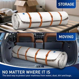 LVYSHOW compatibility with memory foam, latex, and hybrid mattresses