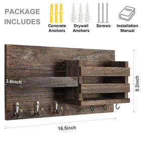 Lwenki flush-mount hardware included for clean installation