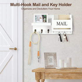 Lwenki wall mount hardware and flush mounting design for clean look.
