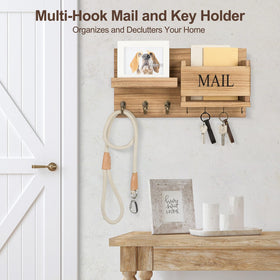 Lwenki rustic Paulownia wood construction for durable entryway storage.