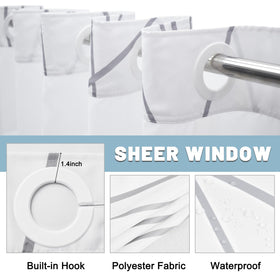 LXBNI Machine washable curtain keeps upkeep simple