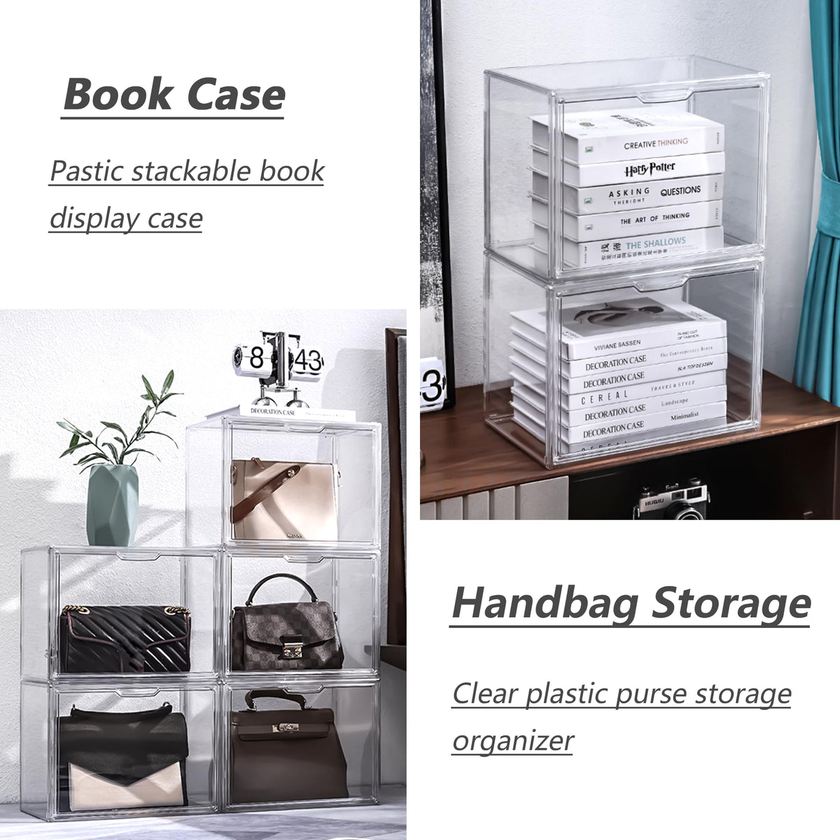 LXLXXL Large-capacity display space for cosmetics or collectibles.