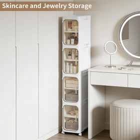 LXLXXL easy-assembly narrow storage cabinet without tools