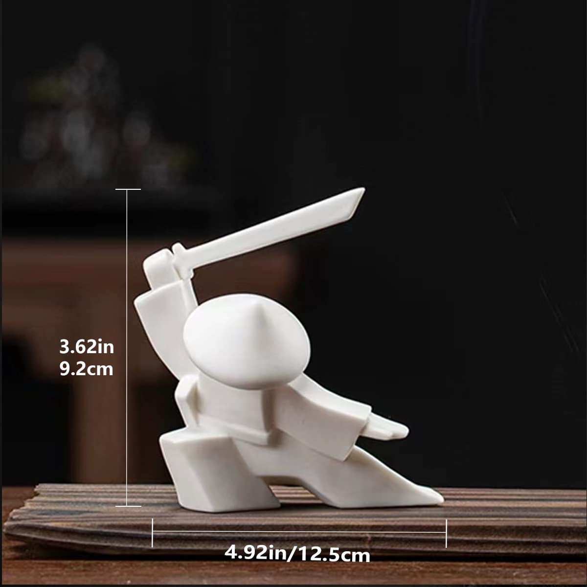 LYART Samurai statue gift-ready packaging for tea lovers
