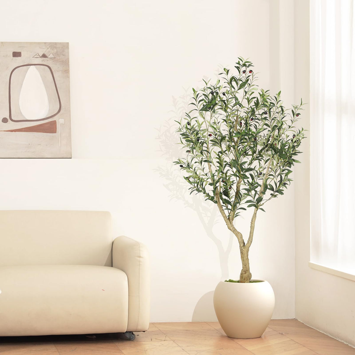 LYERSE Olive Tree 5ft ideal for home or office decor.