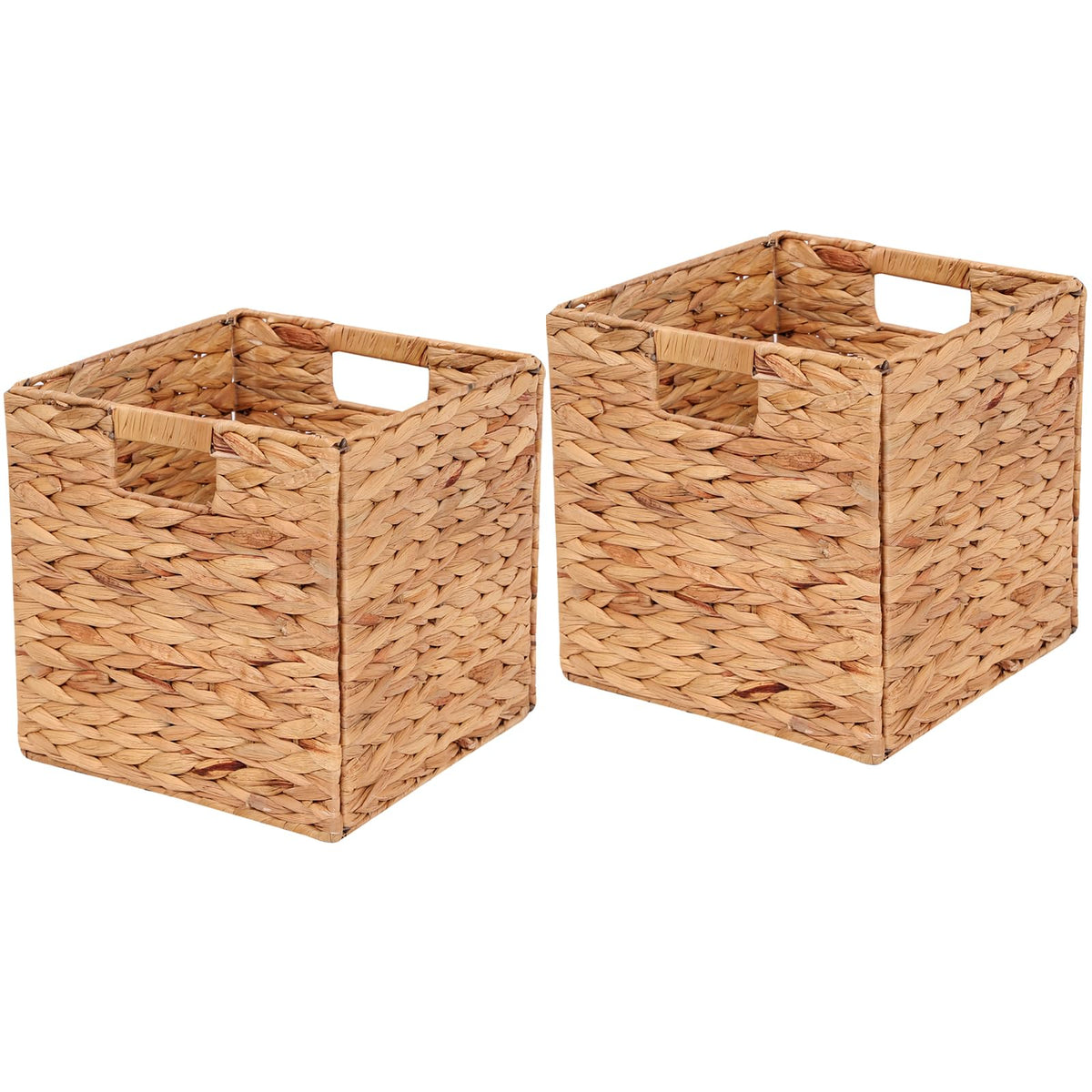 LYJWOO6D water hyacinth basket with sturdy handles for easy carry