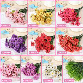 Lyrow bulk faux flowers suitable for wedding centerpieces and events.