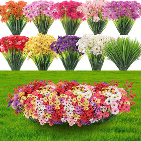 Lyrow realistic artificial violets suitable for party decor and indoors.